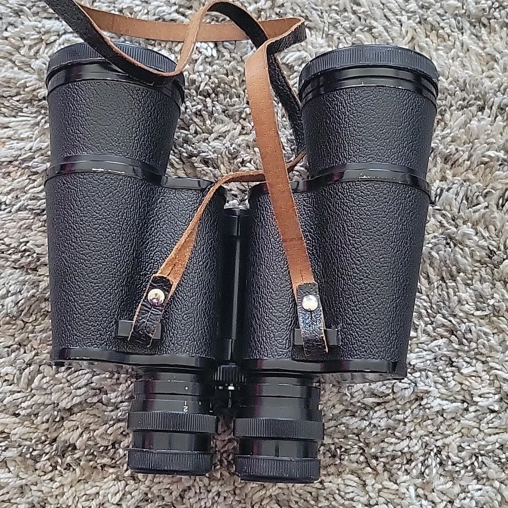 #7 1950 - 1960s Black Peerless Binoculars 7 X 50